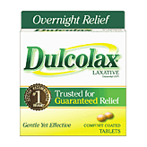 Dulcolax&nbsp;&nbsp;laxative overnight relief tablets Picture